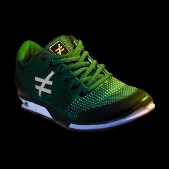 HT Runners Green Heelless Technology The Difference Size 13 Running Shoes - Picture 3 of 11